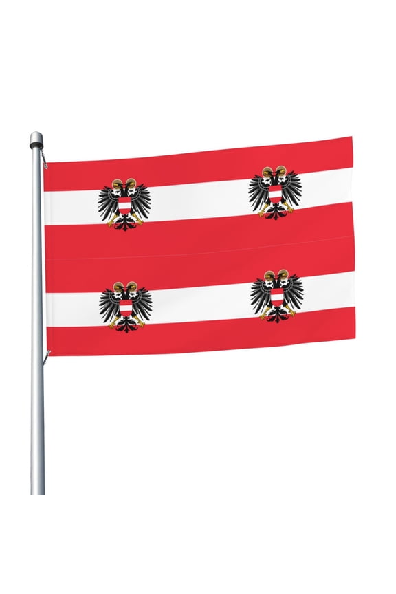 Austrian Flag Flag 5x8 Ft Print Vivid Color Light-Weighted Flags With Grommets