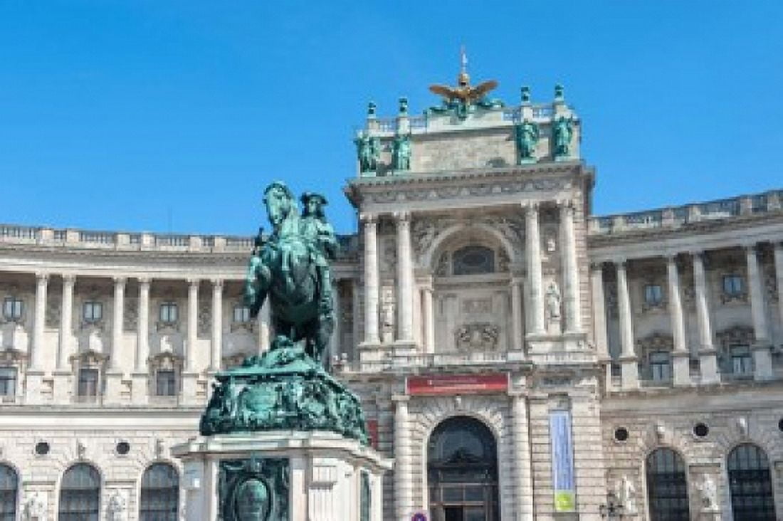 Austrian National Library Vienna Austria Canvas Art - Jim Engelbrecht DanitaDelimont (22 x 15)