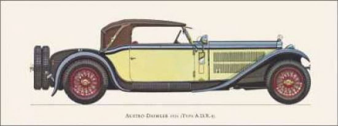 Austro-Daimler 1931 Canvas Art - Antonio Fantini (10 x 20)