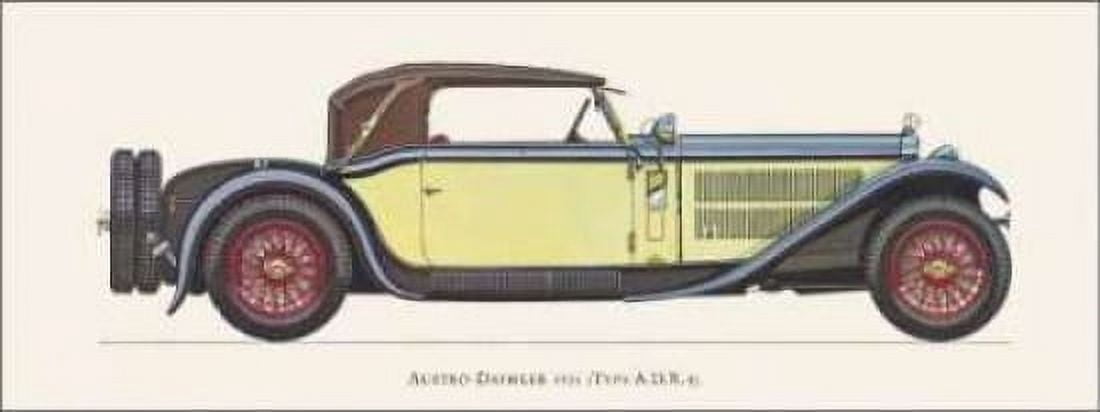 Austro-Daimler 1931 Canvas Art - Antonio Fantini (24 x 48)