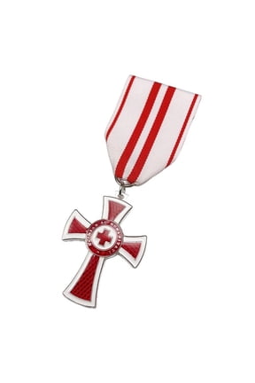 Austro Hungarian Red Crosses Lapel Pin Decorative Badge Suit Pin Clothing Accessories Badge Brooch Pins