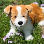 Auswella 20 Red Coated Border Collie Plush Stuffed Animal