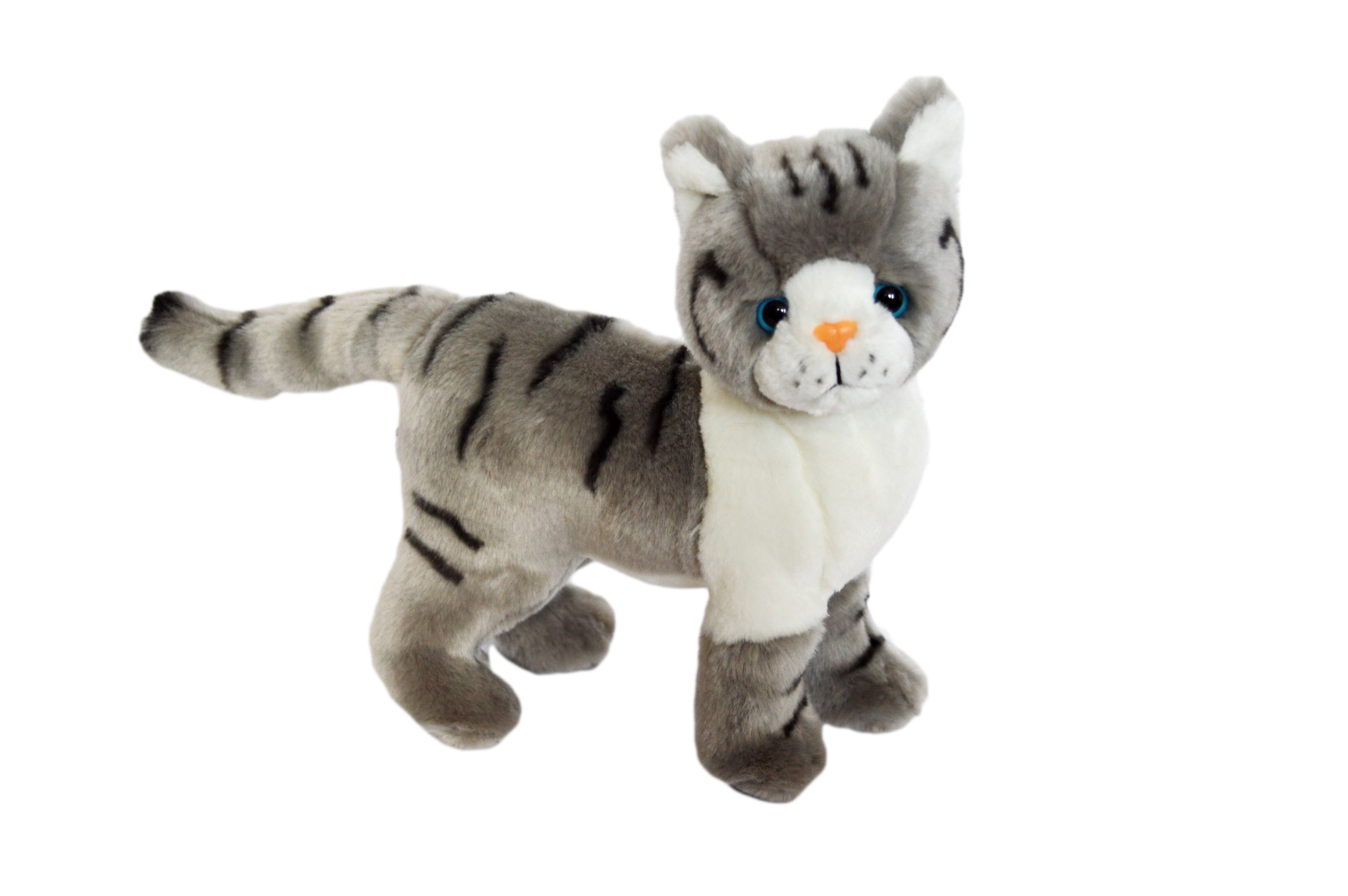 Auswella Grey Plush Toy Cat- Stuffed Animal Toy