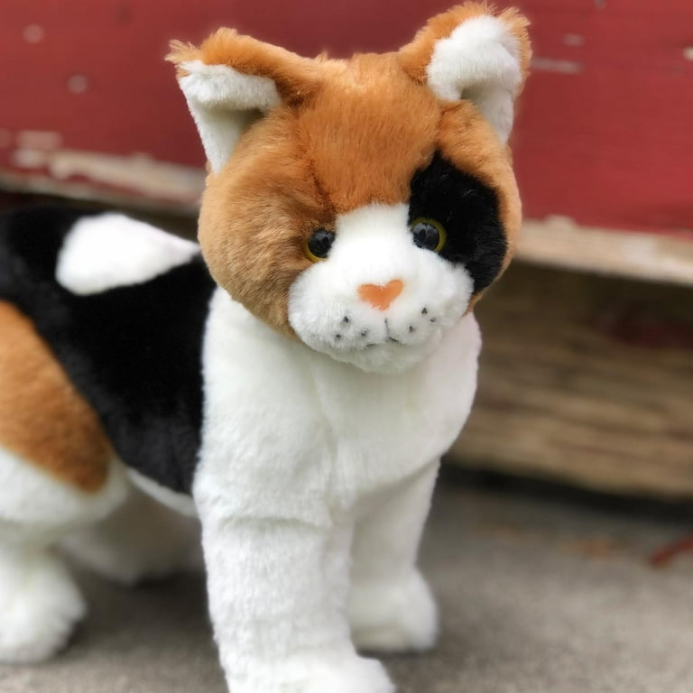 Stuffed calico cat toy sale