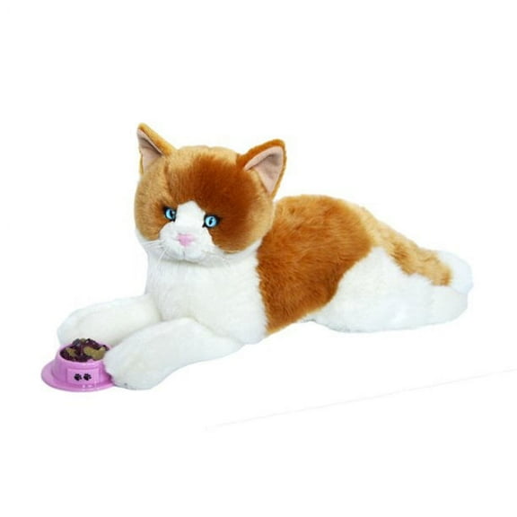 Auswella Plush Orange Tabby Cat-19 Inch Plush Kitten Stuffed Animal