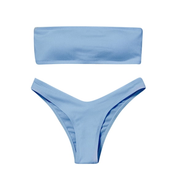 Ausyst Bikini Sets For Women High Waisted Two Piece Swimsuit Swimwear Summer Clearance