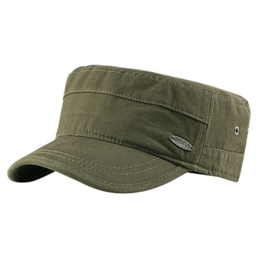Ausyst Cowgirl Hat Classic Solid Flat Top Cadet Caps Vintage Flat Top Hats Hat on Clearance