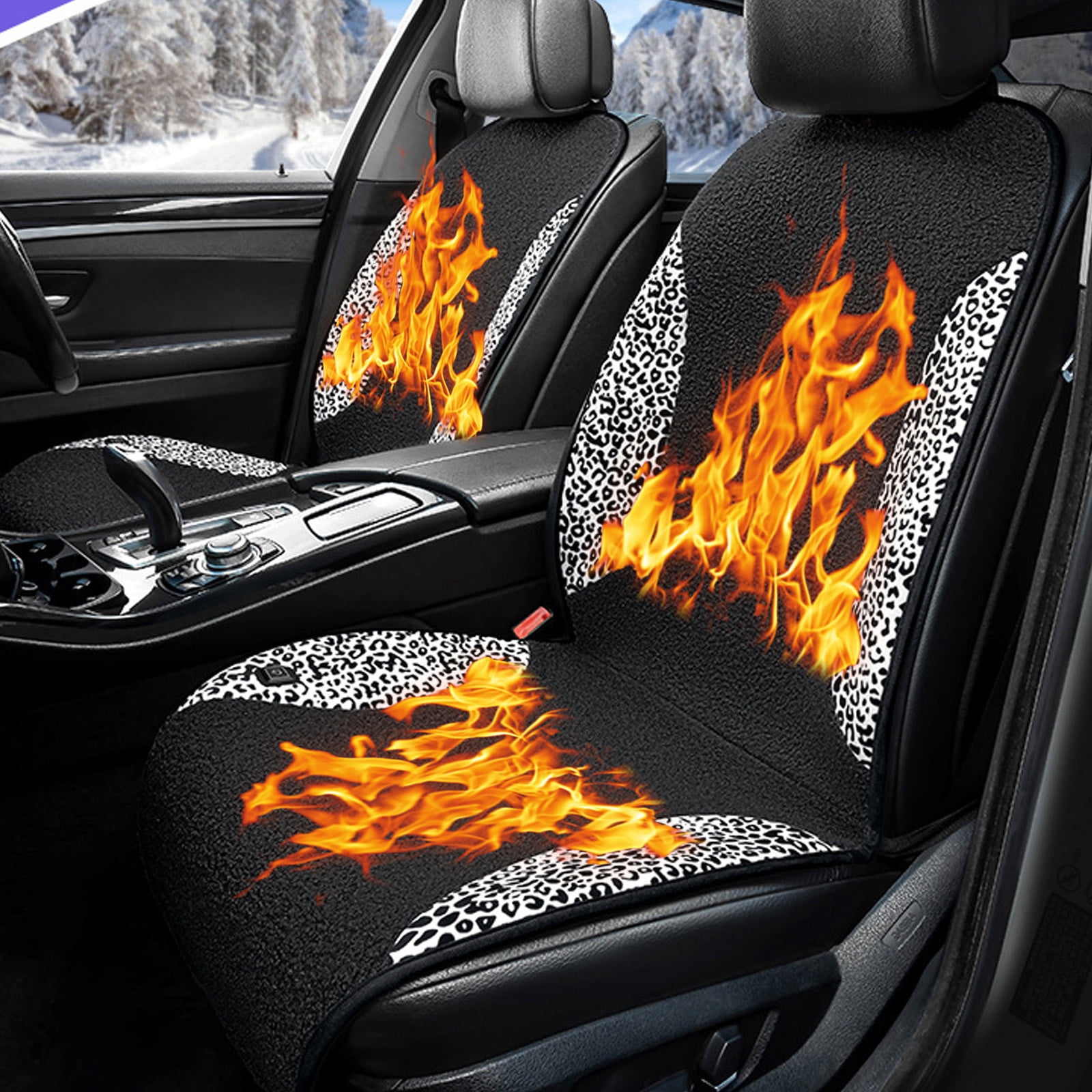 Seat Cushion with Heat:Winter Heated Seat Cover with Fast Heating