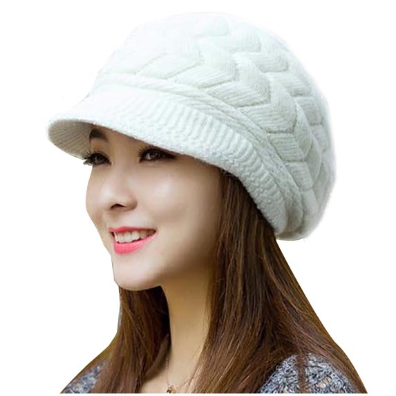 Ausyst Hats Clearance! And Winter Beley D-uck Thickened Warm Knit With Hood