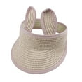 thumbnail image 1 of Ausyst Hats Clearance! Summer Baby Boy Girl Kids Folding Bunny Straw Visor Cap Sun Hat, 1 of 4