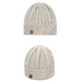 thumbnail image 1 of Ausyst Hats Clearance! Women Fashion Keep Warm Winter Hats Knitted Wool Hemming Hat, 1 of 3