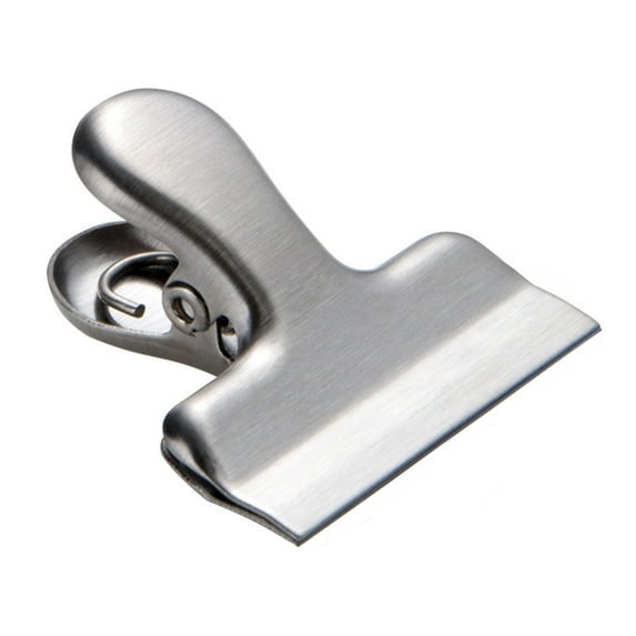 Ausyst Kitchen Gadgets Food Storage Stainless Steel Chip Bag Clips 2 inch width Durable Clearance