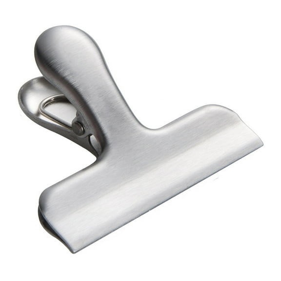 Ausyst Kitchen Gadgets Food Storage Stainless Steel Chip Bag Clips 3 inch width Durable Clearance