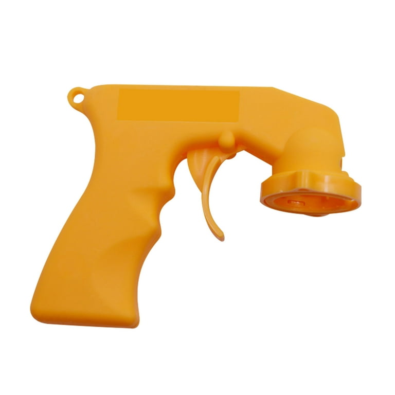Ausyst Kitchen Gadgets Home Convenient Spray Paint Assist Hand Spraygun Handle Spray Tool Clearance, Size: 5.91*4.33*1.97, Yellow