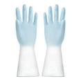 thumbnail image 1 of Ausyst Kitchen Gadgets Housework Cleaning Gloves Plastic Oxford Waterproof Durable Dishwashing Gloves Rubber Latex Kitchen Cleaning Brush Pot Laundry Waterproof Gloves Clearance, 1 of 1