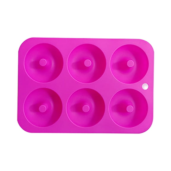 Ausyst Kitchen Gadgets Silicone Donut Baking Pan Non-Stick Mold Dishwasher Decoration Tools Clearance