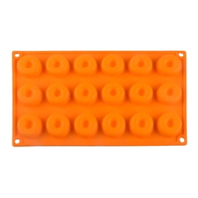 Ausyst Kitchen Gadgets Silicone Donut Baking Pan Silicone Donut Molds Donut Baking Tray with 18 Cavity Clearance