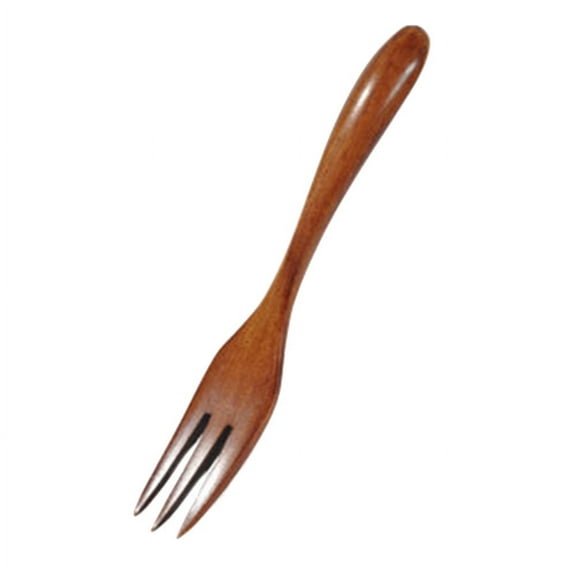 Ausyst Kitchen Utensils Wooden Spoon Fork Bamboo Kitchen Cooking Utensil Tools Soup-Teaspoon Tableware Clearance