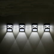 Ausyst Lighting Solar 2 LED Outdoor Garden Wall Yard Light Clearance