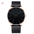 thumbnail image 1 of Ausyst Men's Watch Couple Men And Women Fashion Ultra Thin Watches Business Stainless Steel Mesh Quartz Watch Watches for Men, 1 of 2