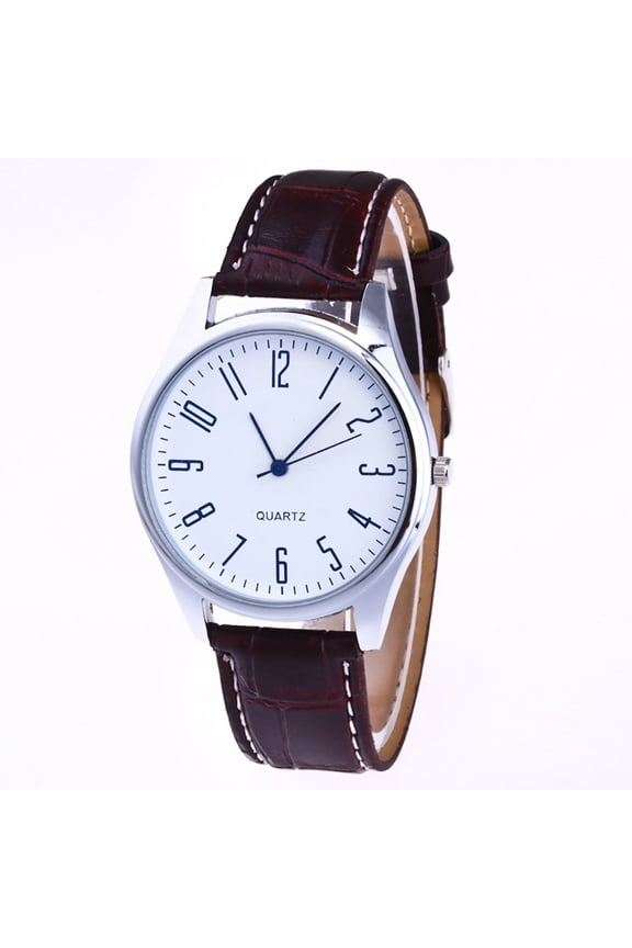 Men's Watch Fashion Men Casual Luxury Watch Leather Band Quartz Wrist Business Watch WH Watches for Men