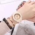 thumbnail image 1 of Ausyst Men's Watch High-End Fashion Wood Grain Men's Watch Digital Wood Grain Quartz Watch Watches for Men on Sale Clearance, 1 of 2
