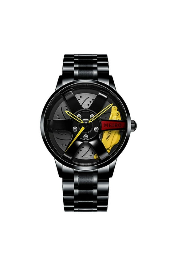 Men's Watch MEIBO Man Fashion Watch Clock Stainless Steel Casual Dress Wrist Crystal Jewelry Watches for Men on Sale Clearance