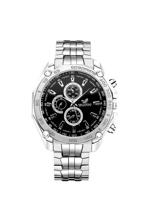 Men's Watch Man Fashion Watch Clock Stainless Steel Casual Dress Wrist Crystal Jewelry Watches for Men