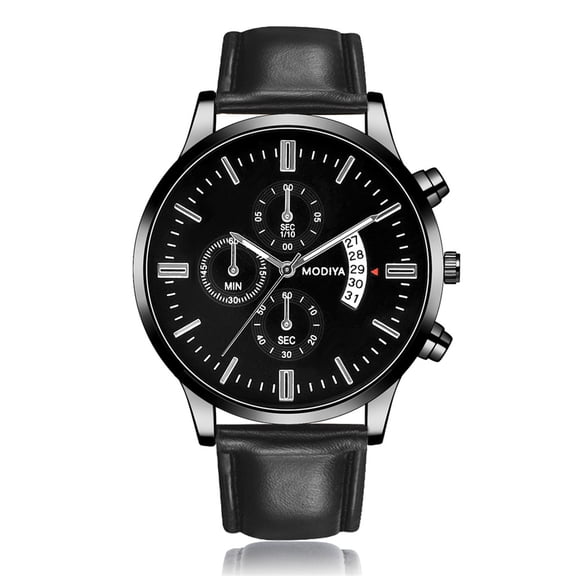 Ausyst Men's Watch Men Luxury Stainless Steel Watch Quartz Business Calendar Wristwatch New Watches for Men on Sale Clearance