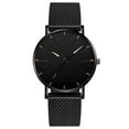 thumbnail image 1 of Ausyst Men's Watch Men's mesh strap ultra-thin quartz watch Watches for Men, 1 of 1
