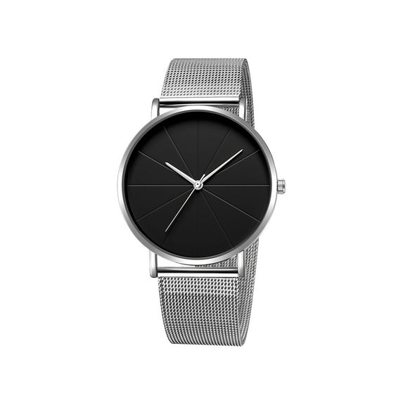 Ausyst Men's Watch Minimalist Men's Fashion Watches S Imple Men Business Ultra Thin Stainless Steel Watches for Men