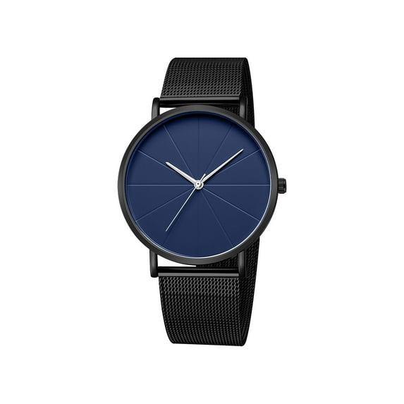 Ausyst Men's Watch Minimalist Men's Fashion Watches S Imple Men Business Ultra Thin Stainless Steel Watches for Men