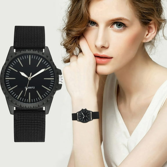 Ausyst Men's Watch Pin Buckle Quartz Movement Car Thread Strap Men's Watch Watches for Men