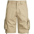 thumbnail image 1 of Ausyst Mens Shorts Summer Clearance Men's Work Shorts Mid-waist Multi-pocket Five-piece Pants Casual Pants Sports Pants Shorts Pants Cargo Shorts for Men, 1 of 5