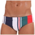 thumbnail image 1 of Ausyst Mens Swim Trunks Swim Shorts Spa Shorts Sexy Shorts Low Waist Race Swimming Swimsuit Clearance, 1 of 4
