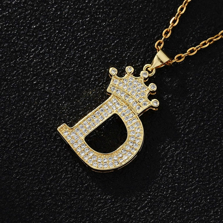 Ausyst Necklaces for Women Ladies Diamond Necklace With 26 English