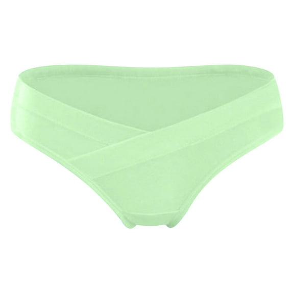 Ausyst Panties for Women Ladies Comfortable Prenatal Solid Color Large Size Abdominal Panties Low Waiste Underpants Clearance