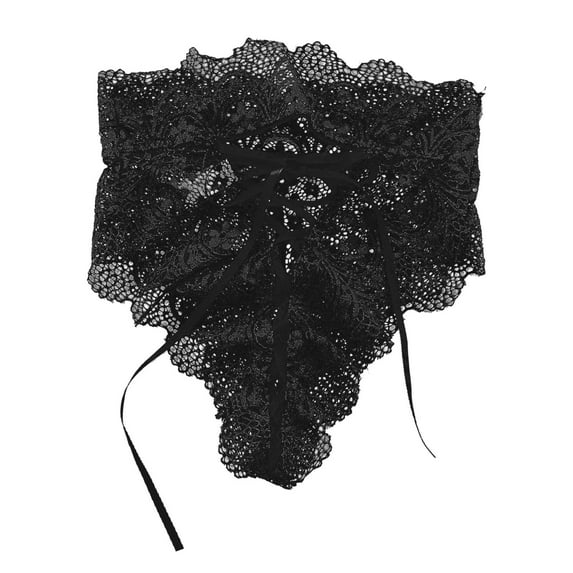 Ausyst Panties for Women Ladies sSexy Temptation Underwear Lace Straps Hip-up Bow Sexy Panties Clearance