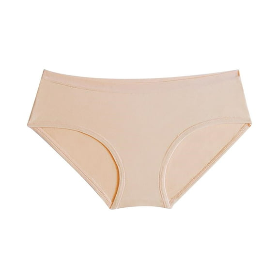 Ausyst Womens Underwear Clearance! Panties for Women Women's Traceless Briefs Low-Waisted Sports Elastic Comfortable Breathable Pants Briefs