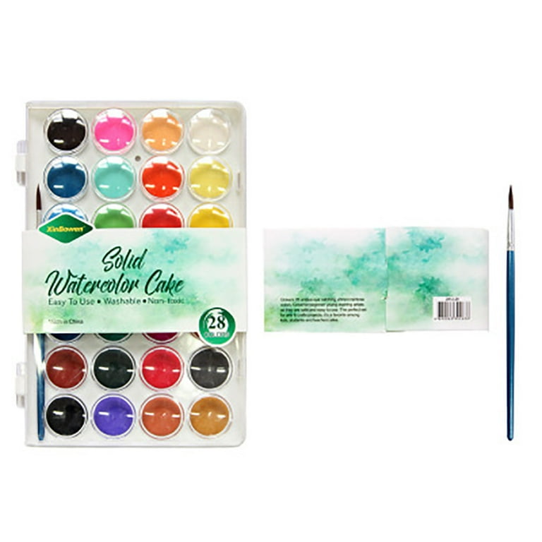 Colorations Washable Watercolor Paint Classroom Pack - 28 Sets