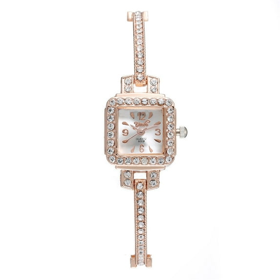 Ausyst Watch for Women Individual Alloy Quartz Watch Women's Full Diamond Luxury Watch