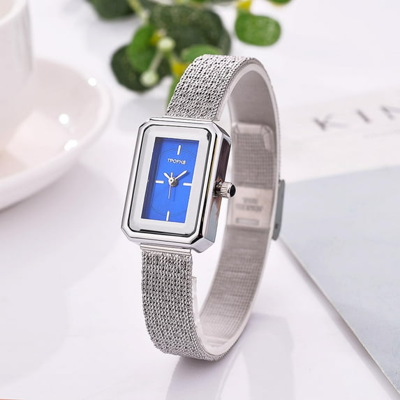 Ausyst Watch for Women Steel Band Square Watch Splash Water Rainwater Ladies Square Watch