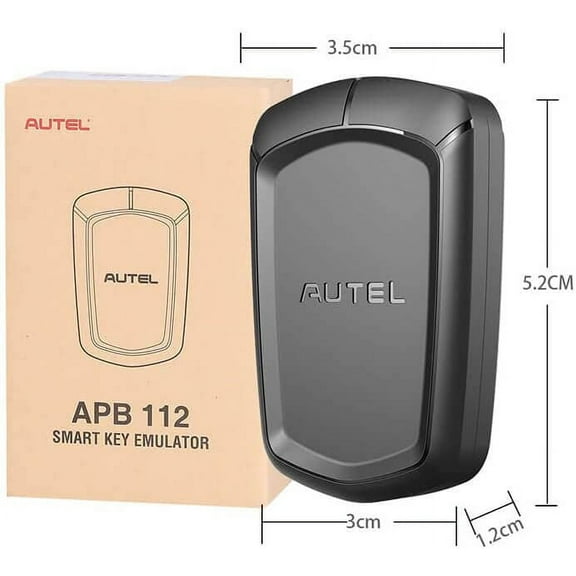 Autel APB112 Smart Key Fob Emulator Autel Work with IMMO Key FOB Programming Tools MaxiIM IM508+MP400 IM608 IM608 PRO IM600 and OTOFIX IMMO Tools Vehicle Key Chip Emulator