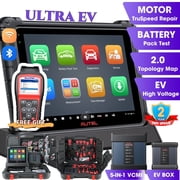 Autel Auto Diagnostic Scanner Tools MaxiSys Ultra EVUpdated of MS Ultra Elite II Pro w/EVDiag Kit,High-Voltage System & Battery Analysis, MaxiFlash VCMI, Motor TruSpeed Repair
