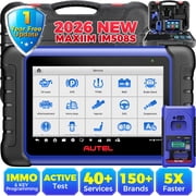 Autel Automotive Diagnostic Tool IM508S, Integrates Key Programming, Full System Diagnostics and 40+ Service, 3000+ Bidirectional Tests, FCA AutoAuth