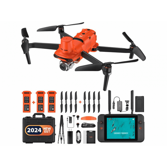 Autel EVO II RTK V3 HD Pro Mapping Drone, GPS High Precision Positioning, 40 Minutes Endurance, 3 Batteries