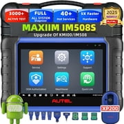Autel IM508S Scanner with XP200, IMMO Key Programming Tool, All System Diagnostic Scanner, Bidirectional Scan, 3000+ Tests, 40+ Services, OE Diagnostics, Update of KM100/IM508