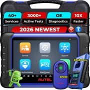 Autel Automotive Diagnostic Tool IM508S, Integrates Key Programming, Full System Diagnostics and 40+ Service, 3000+ Bidirectional Tests, FCA AutoAuth