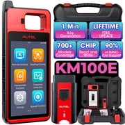 Autel KM100E Key Fob Programming Tool, Programmer Immobilizer, Car Diagnostic Scan Tool, Lifetime Free Updates