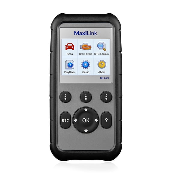 Autel ML629 OBD2 Scanner Car Diagnostic Scan Tool 4 System Diagnoses OBD II Full Functions Upgraded of AL519/AL619/ ML619 for DIYers Professionals